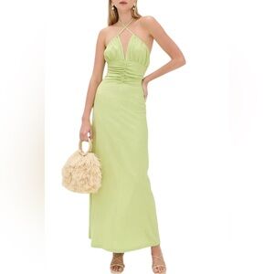 Riot Swim Strapless Lime Green Dress Size XS. J-7